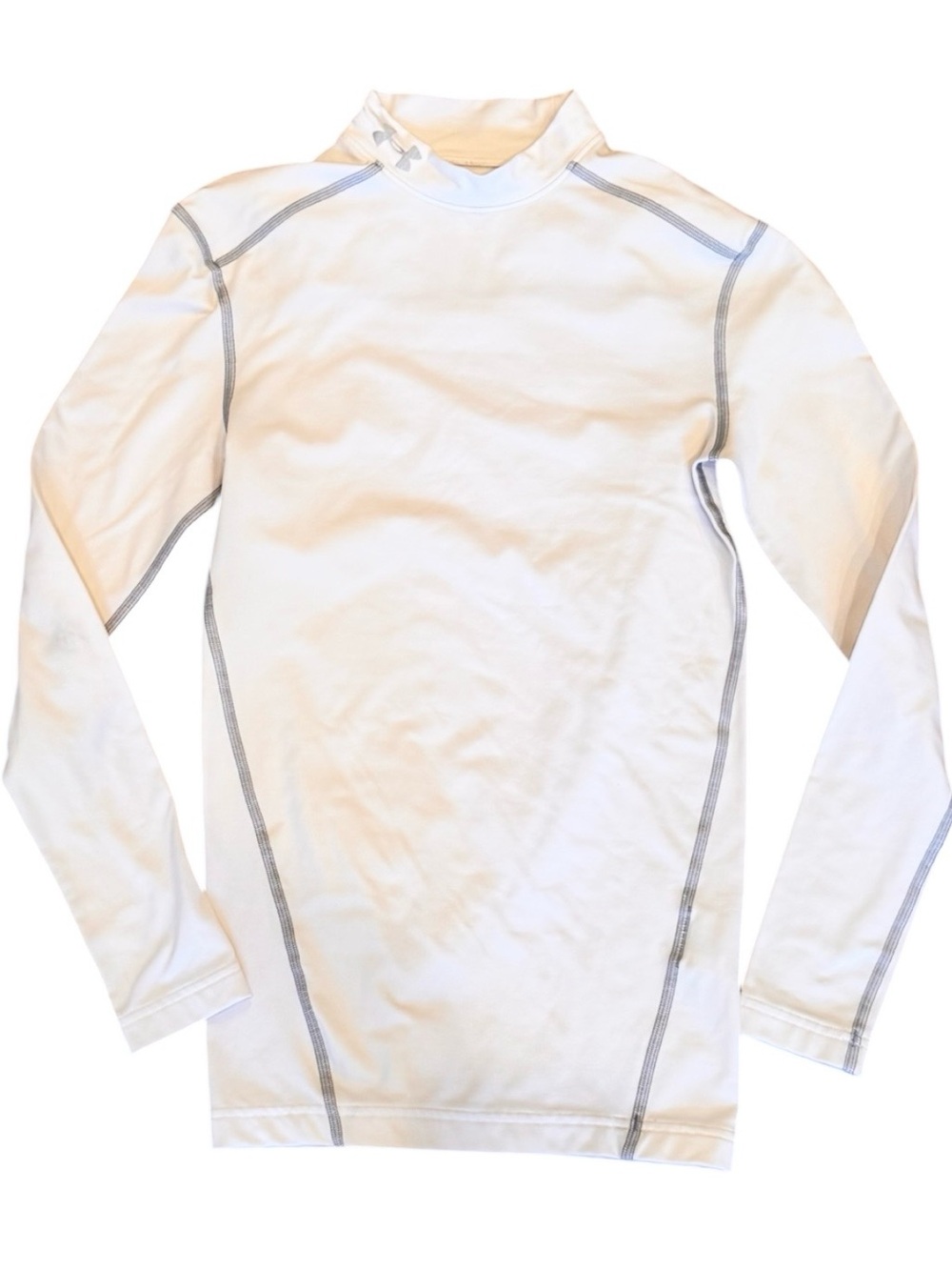 Under Armour Cold Gear White Compression Shirt Base Layer S